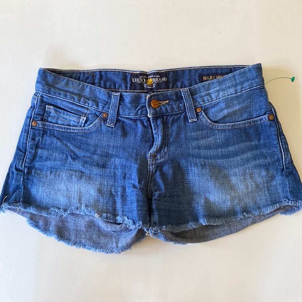 Lucky Brand Riley Cut Off Denim Shorts